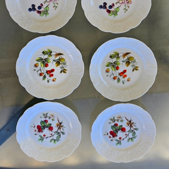 Dansk International France Dessert/Salad Plates Vintage Ivy, Berries & Vine - Picture 12 of 12